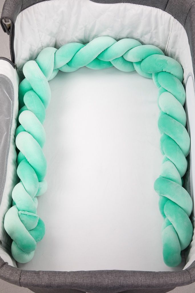 IMMIEBEAR PROTECTOR TRENZA DE CUNA TURQUESA