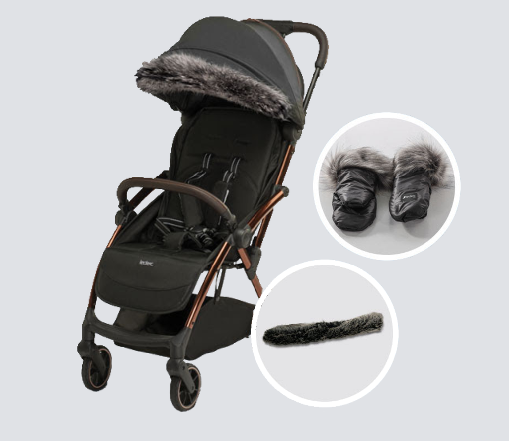 LECLERC BABY KIT DE INVIERNO MANOPLAS Y PELO PARA CAPOTA